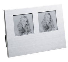 Free Engraving Personalized Custom Double Silver Frame - GiftsEngraved